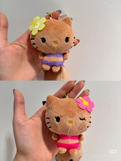 Sanrio｜Hello Kitty &amp; Mimmy Nico Mascot Holder /Plush Keychain｜170×130×55mm approx.