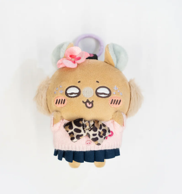 【LIMIT 1 PER COLLECTION】chiikawa｜Gyaru 9090 × Chiikawa Collaboration Mascot Holder /Plush Keychain｜H14 x W9 x D5.5cm approx.