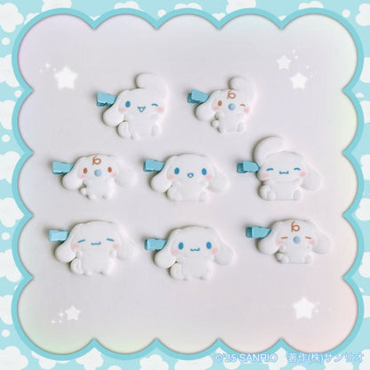 Sanrio｜Cinnamoroll Plump Cheeks Secret Hair Clip mystery bag/blind box/All 8 types｜1pcs