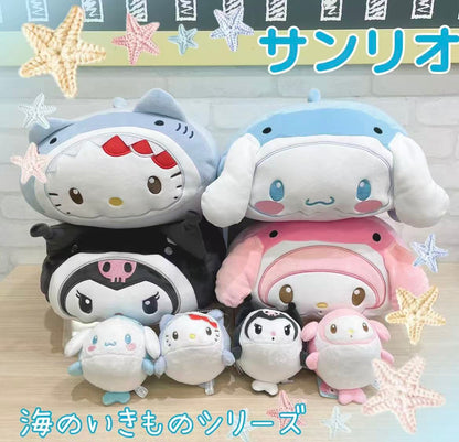 Sanrio｜Cooling Cushion Mini Sea Creature｜H10 x W17.5 x D23cm approx.