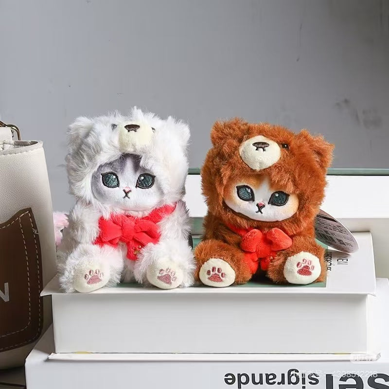 Mofusand｜Teddy Bear Mascot Holder /Plush Keychain｜130×85×90mm approx.