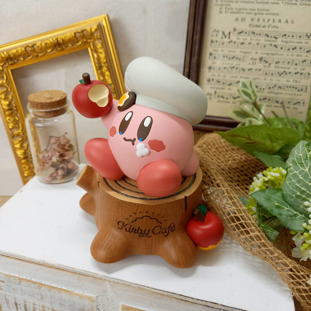 Kirby星之卡比｜流口水苹果举高高/会整个旋转的卡比八音盒/摆件/手办/美妙旋律/太爱了/盒装送礼也精致｜H125×W110×D110mm