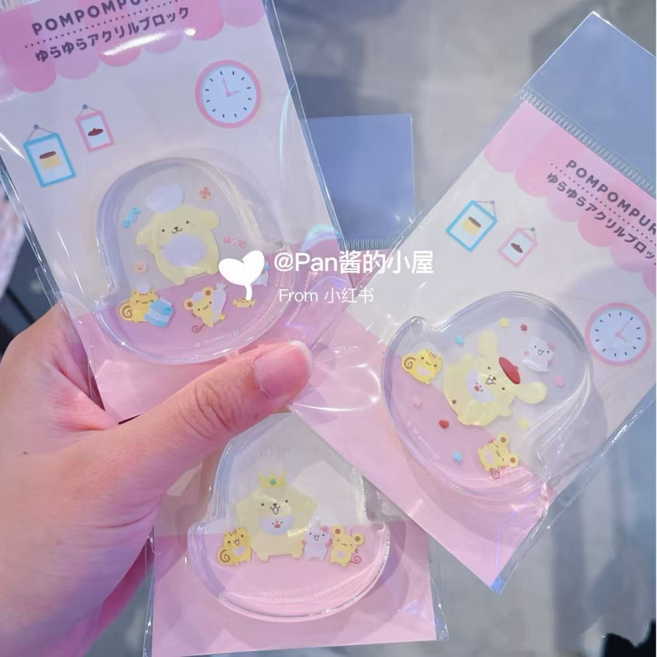 Sanrio｜Pompompurin 30th Anniversary POP UP Sweets Party acrylic block