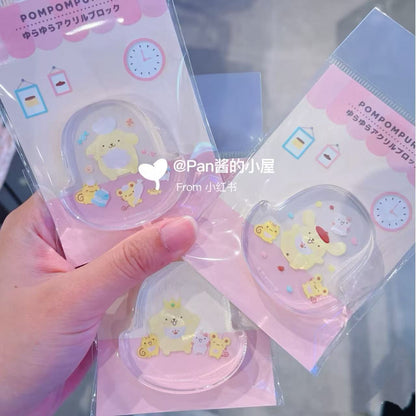 Sanrio｜Pompompurin 30th Anniversary POP UP Sweets Party acrylic block