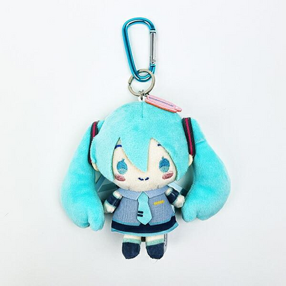 Hatsune Miku ｜Miku x Cinnamoroll Mascot with Carabiner｜11.3cm x 7.2cm x 7.3cm approx.