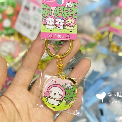 Chiikawa｜ Fukushima Peach Keychain/Keyring