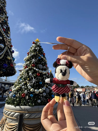 Disney迪士尼｜东迪2024圣诞限定 mini毛绒挂件/吊坠/拉链头/手机扣