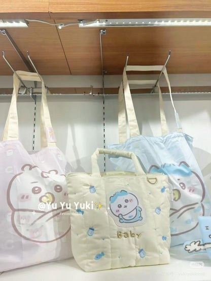 Chiikawa｜Chiikawa Baby Quilted Tote Bag｜255×340×120mm approx.