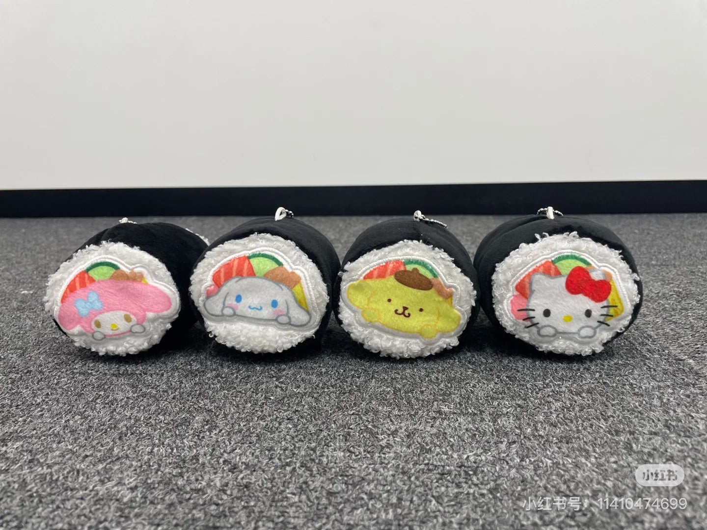 Sanrio｜Sushi Roll Mascot Holder /Plush Keychain