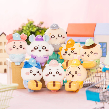chiikawa｜Market Deliveryman Mascot Holder /Plush Keychain｜H120 x W80 x D75 mm approx.
