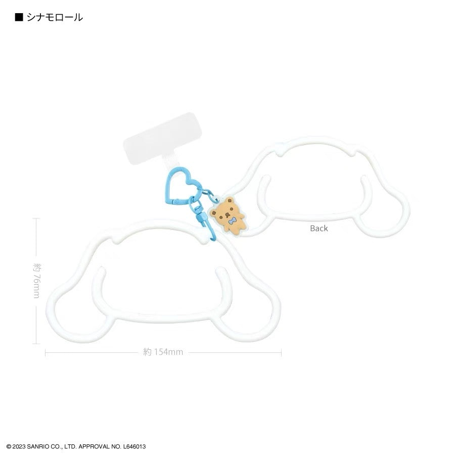 Sanrio｜多功能角色大脸手机手带手绳挂件