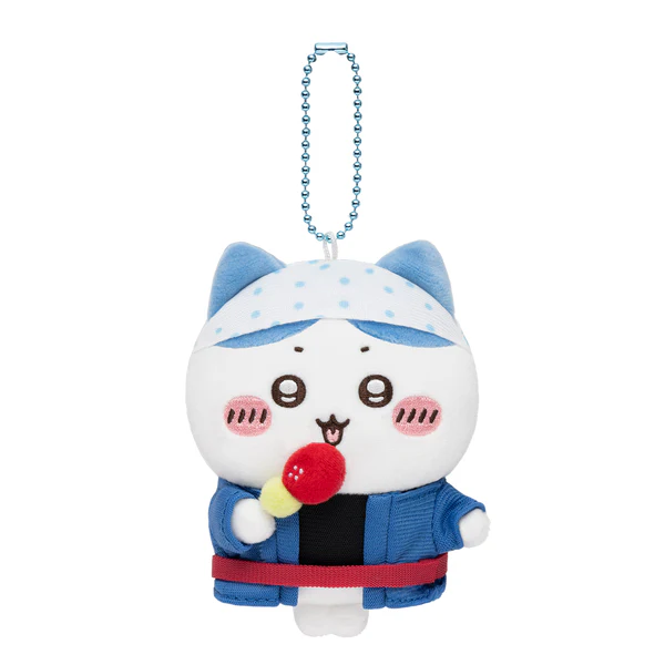 chiikawa｜Kawagoe rickshaw driver Mascot Holder /Plush Keychain｜H105 x W80 x D65mm approx.