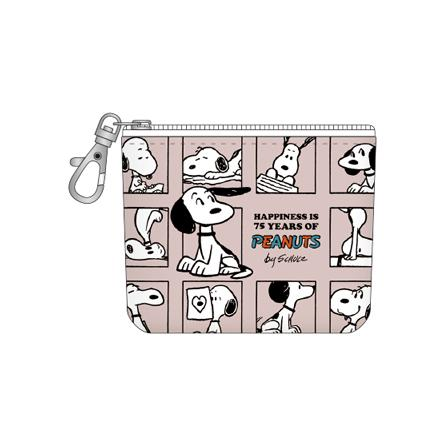 Snoopy｜PEANUTS 75th Anniversary Petit Pouch｜110 x 85 x 25 mm approx.
