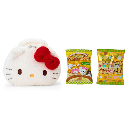Sanrio｜Face-Shaped Vanity Pouch with Snack｜21×10×14cm approx.