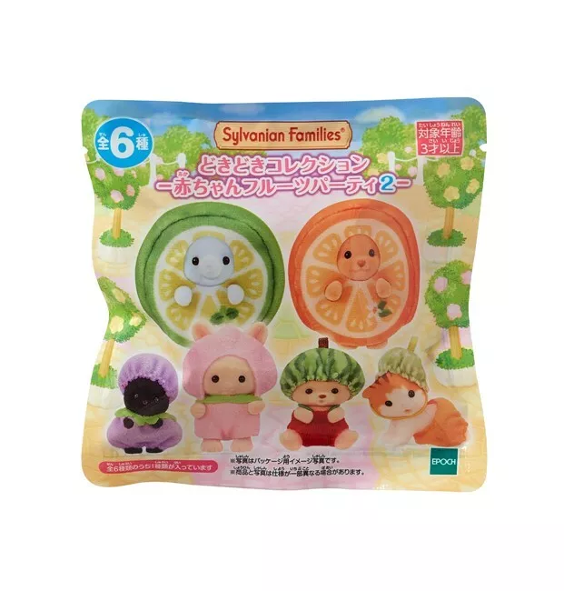 【limit 1】SylvanianFamilies｜Baby Fruit Party 2 Blind Bag/All 6 types｜1pcs