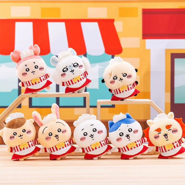 Chiikawa 吉伊卡哇｜餐厅系列可爱挂件/包挂｜約H120×W90×D50mm/limit one