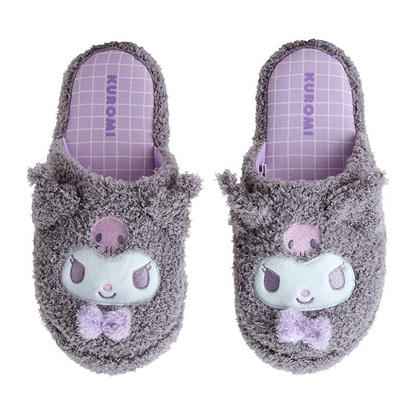 Sanrio三丽鸥｜ Face-Shaped Slippers 可爱角色软乎乎毛绒拖鞋/家居鞋｜约28.3 x 26.4 x 10.6cm
