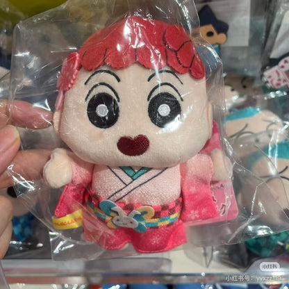 Crayon shin-chan｜Characters Embroidered Charm Mascot Holder /Plush Keychain｜110x195x70mm approx.