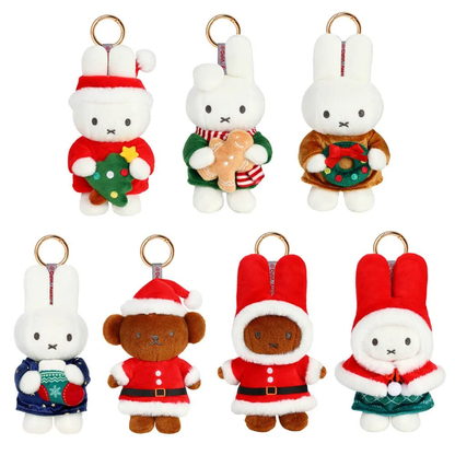 Miffy｜Christmas Plush Keychain mystery bag/blind box/All 6 types｜1pc