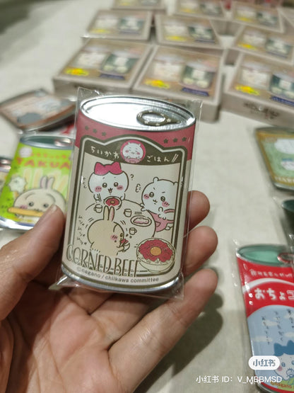 Chiikawa 吉伊卡哇｜2代易拉罐铁质感徽章/吧唧/冰箱贴盲盒/全12种｜1枚入