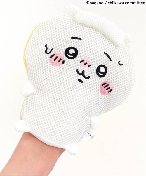 Chiikawa 吉伊卡哇｜沐浴手套/洗澡海绵/搓澡棉｜約H190×W165×D50mm