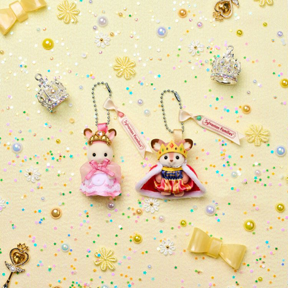 SylvanianFamilies｜Prince Baby Chocolate Rabbit Keychain