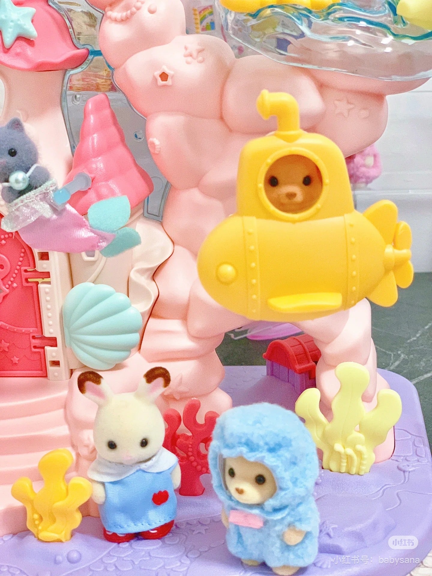 【限时折扣】SylvanianFamilies森贝儿家族｜Baby Mermaid Castle 美人鱼奇幻城堡系列套组/玩具/过家家5701