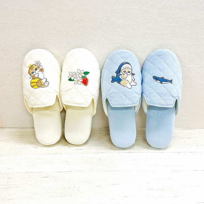 Mofusand｜Room Slippers - Shark Cat Nyan｜Free size (up to 24cm approx. )✔️