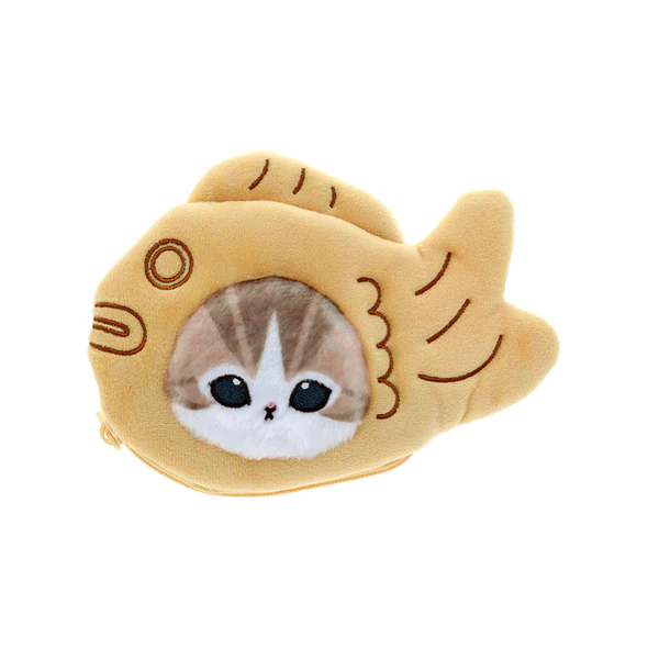 Mofusand｜cut Pouch Taiyaki｜H110×W150×D10mm approx.