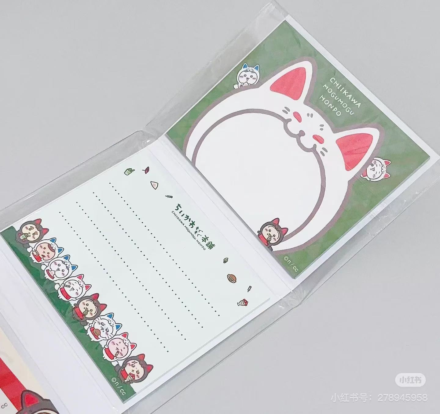 Chiikawa ｜Kyoto Fushimi Inari Mini Notepad｜80 sheets