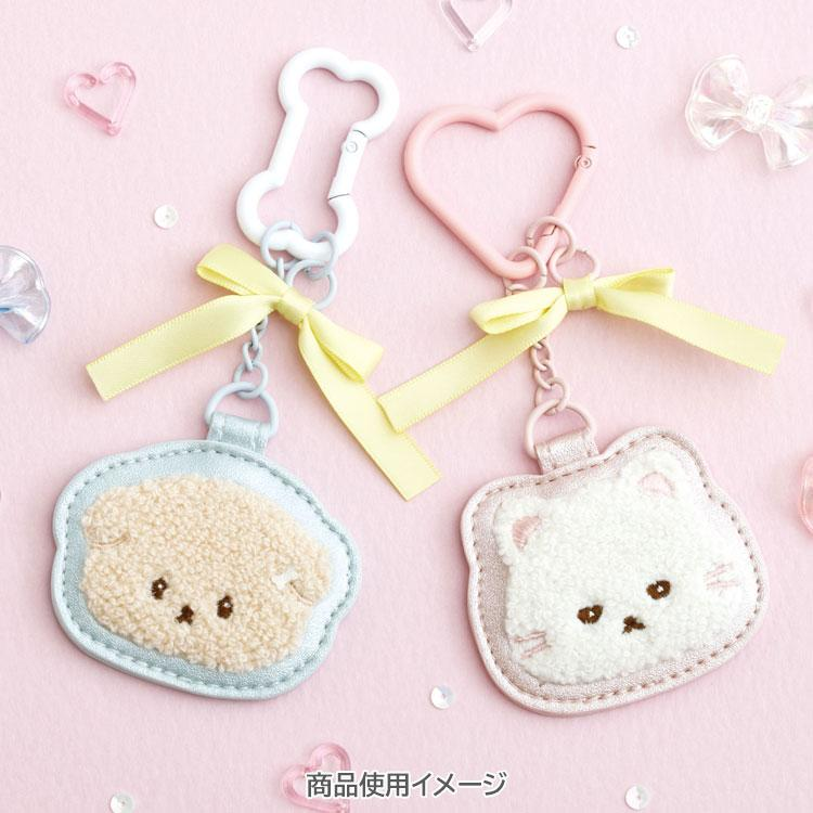 Sanx｜Ishiyowachan Love My Favorite Idol  Embroidered Patch Mascot &amp; Mirror Bag Charm Keychain｜ 55×70mm approx.