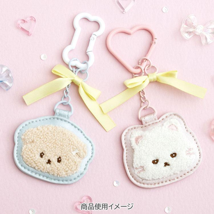 Sanx｜Ishiyowachan Love My Favorite Idol  Embroidered Patch Mascot &amp; Mirror Bag Charm Keychain｜ 55×70mm approx.