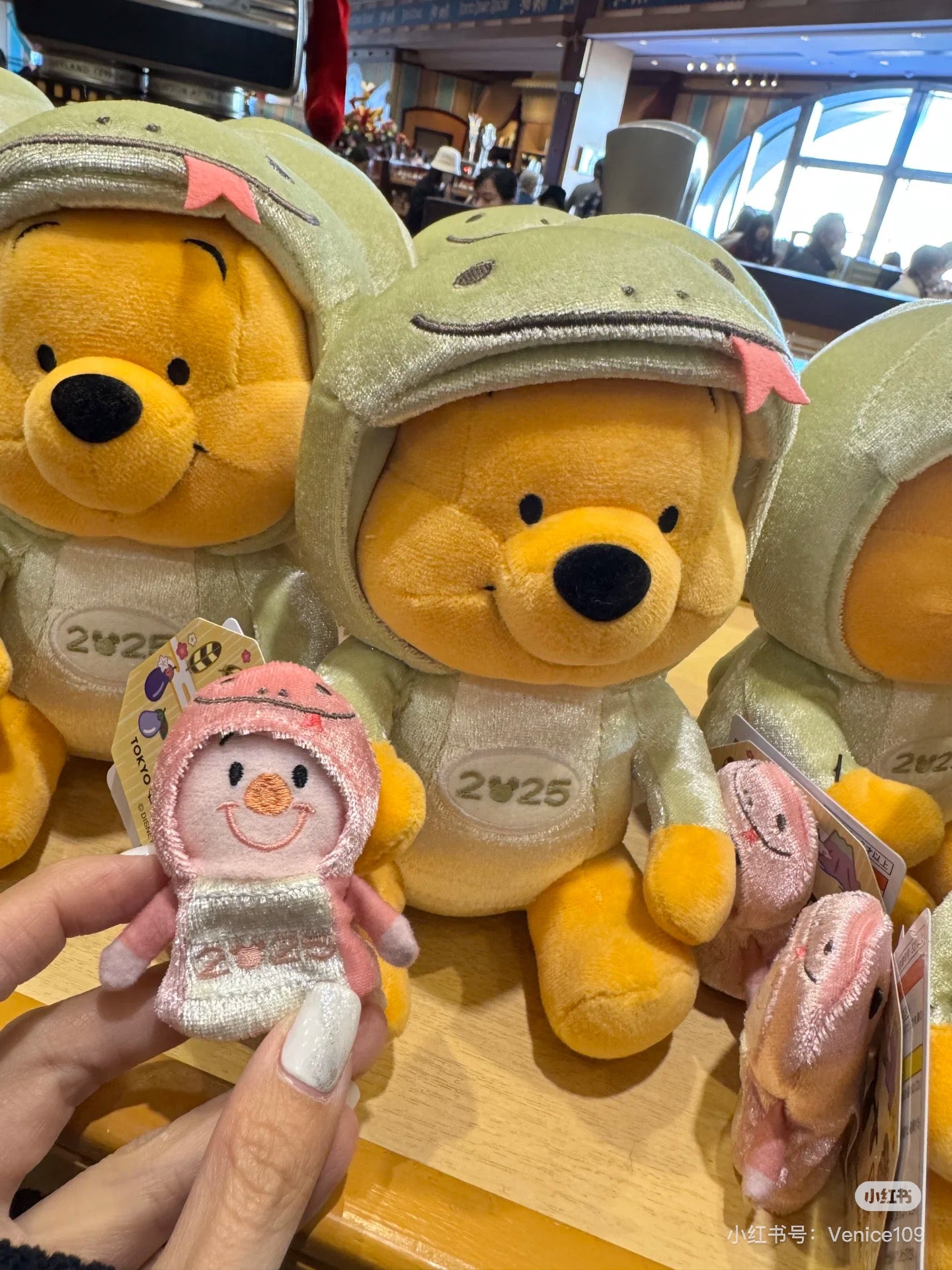 Disney迪士尼｜东迪2025蛇年限定pooh噗噗维尼玩偶公仔+Piglet皮杰小猪毛绒吊饰/皮杰小指偶