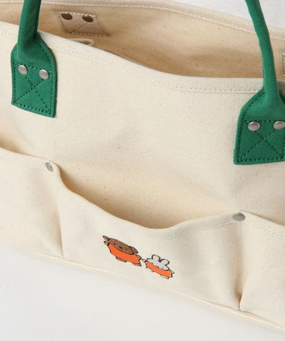 Miffy米菲｜多用工具收纳式刺绣托特包｜约H26*W13*D17cm