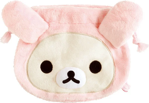 Rilakkuma｜Lots of Korilakkuma Leopard Plush Drawstring Bag｜165×200mm approx.