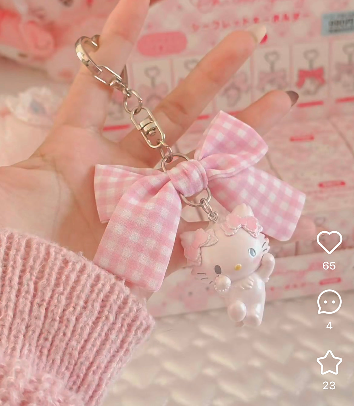 【limit 3】Sanrio｜My Furbaby Charmmykitty Secret Ribbon Charm mystery bag/blind box/All 8 types｜1pcs
