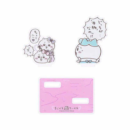 Chiikawa 吉伊卡哇｜超魔法少女/小魔仙系列透明立牌｜約H55×W77×D40mm