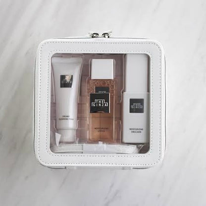 The ginza｜Journey Kit Cleansing Foam Moisturizing Lotion Emulsion Bag