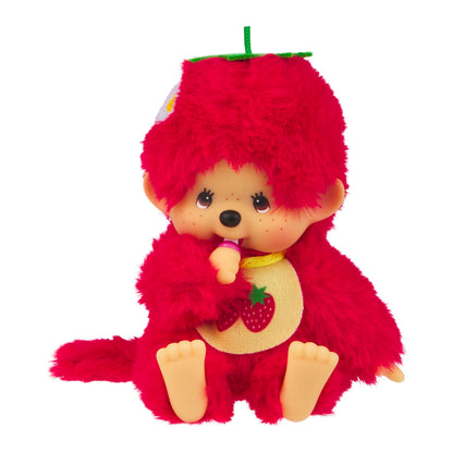 Monchhichi ｜ Fruit Series Strawberry Red Color Plush Doll ｜H14cm approx.