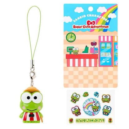 Sanrio｜Supercute Adventures My Dream Smartphone Strap &amp; Sticker Set｜3.3×2.3×4cm approx.