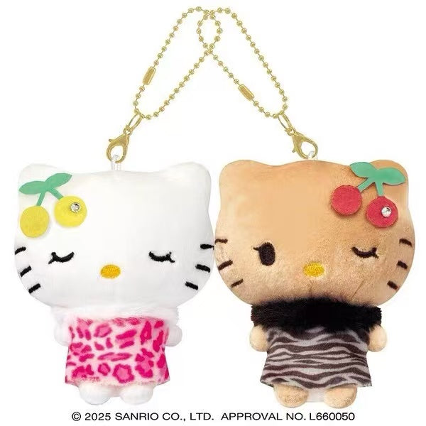 Sanrio｜Hello Kitty &amp; Mimmy Nico Mascot Holder /Plush Keychain｜170×130×55mm approx.