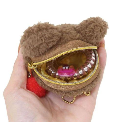 The bear’s school上学熊｜学院限定小熊毛绒零钱包/挂件/小苹果拉链｜約110x80x40mm