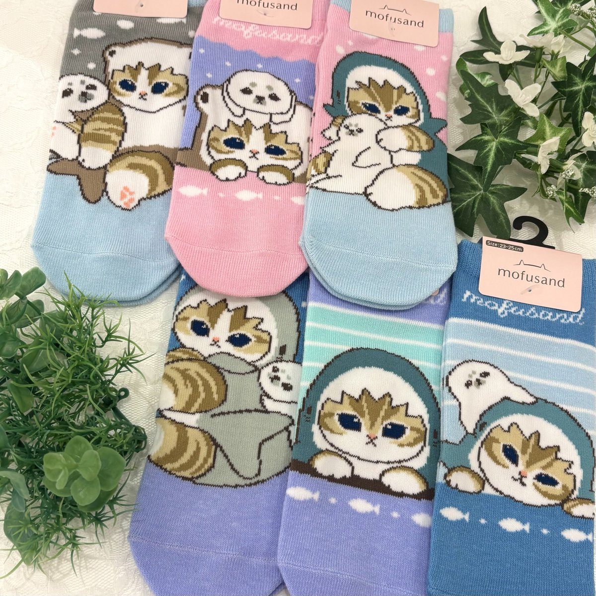 Mofusand｜Character Ankle Socks｜23-25cm approx.