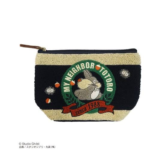 My neighbor totoro｜吉卜力宫崎骏龙猫毛巾感化妆包/收纳包｜約H320×W260×D150mm