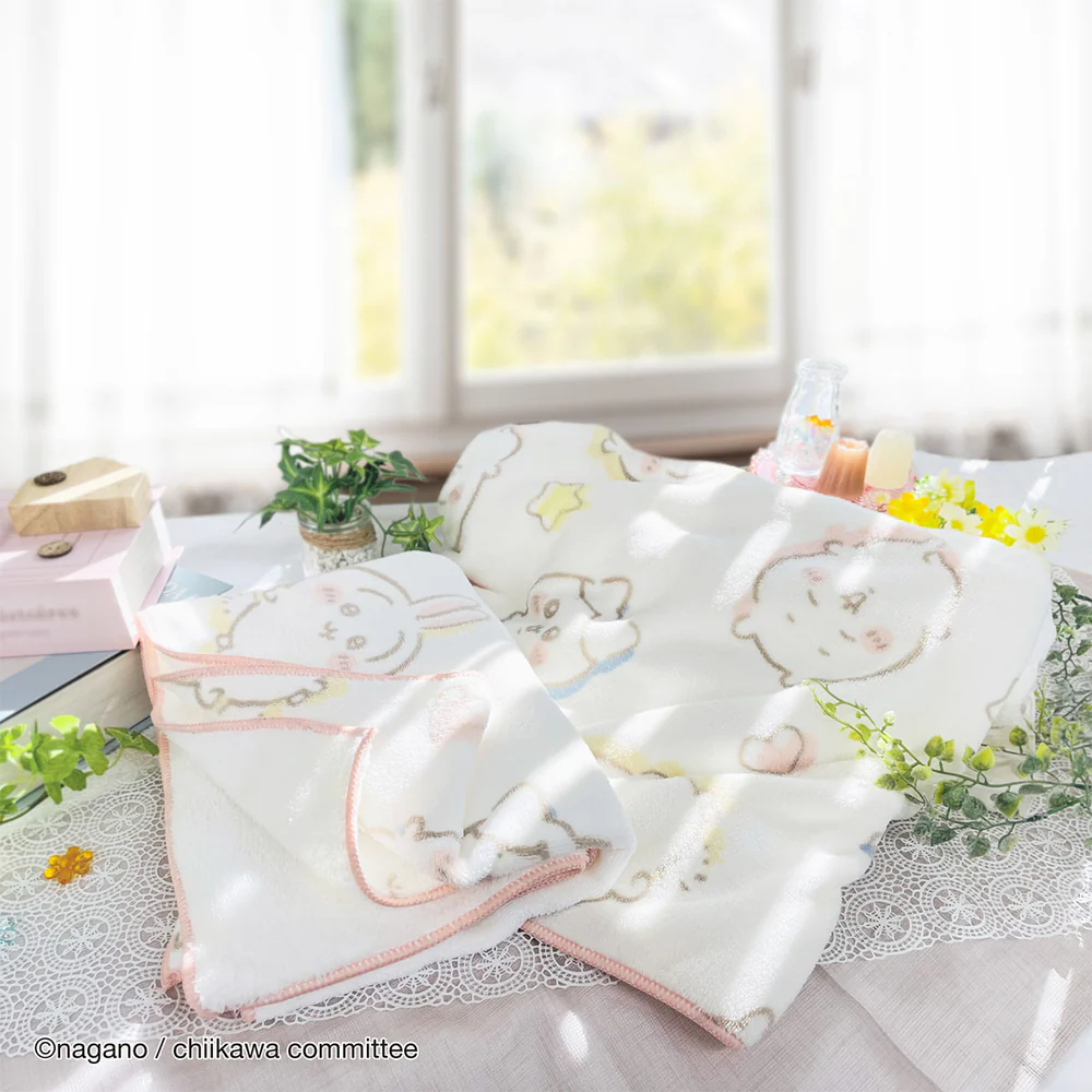 Chiikawa 吉伊卡哇｜速干三小只印花大浴巾｜约H750×W1500mm