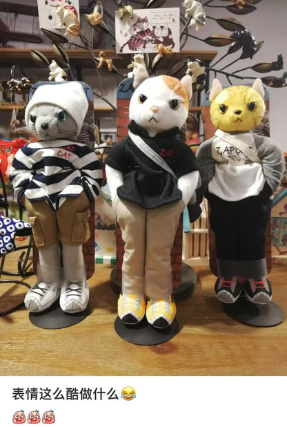 ZAP CAT｜Animal Plush Dolls/Plush Toy｜Height 27cm approx.