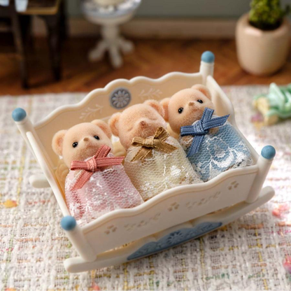 SylvanianFamilies｜Biscuit Bear Triplets Healthy Set