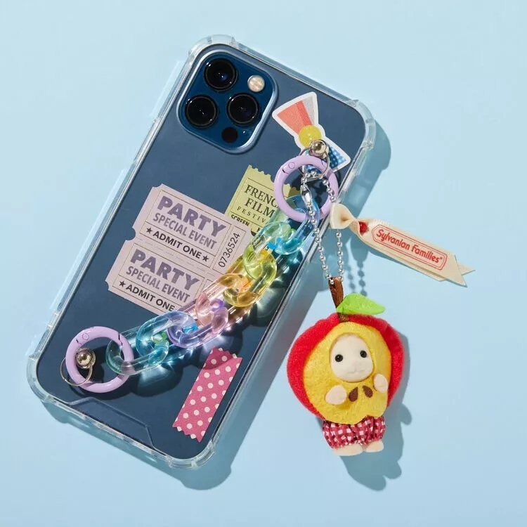 【limit 1】SylvanianFamilies｜Calico Critters Baby Sheep Apple Keychain