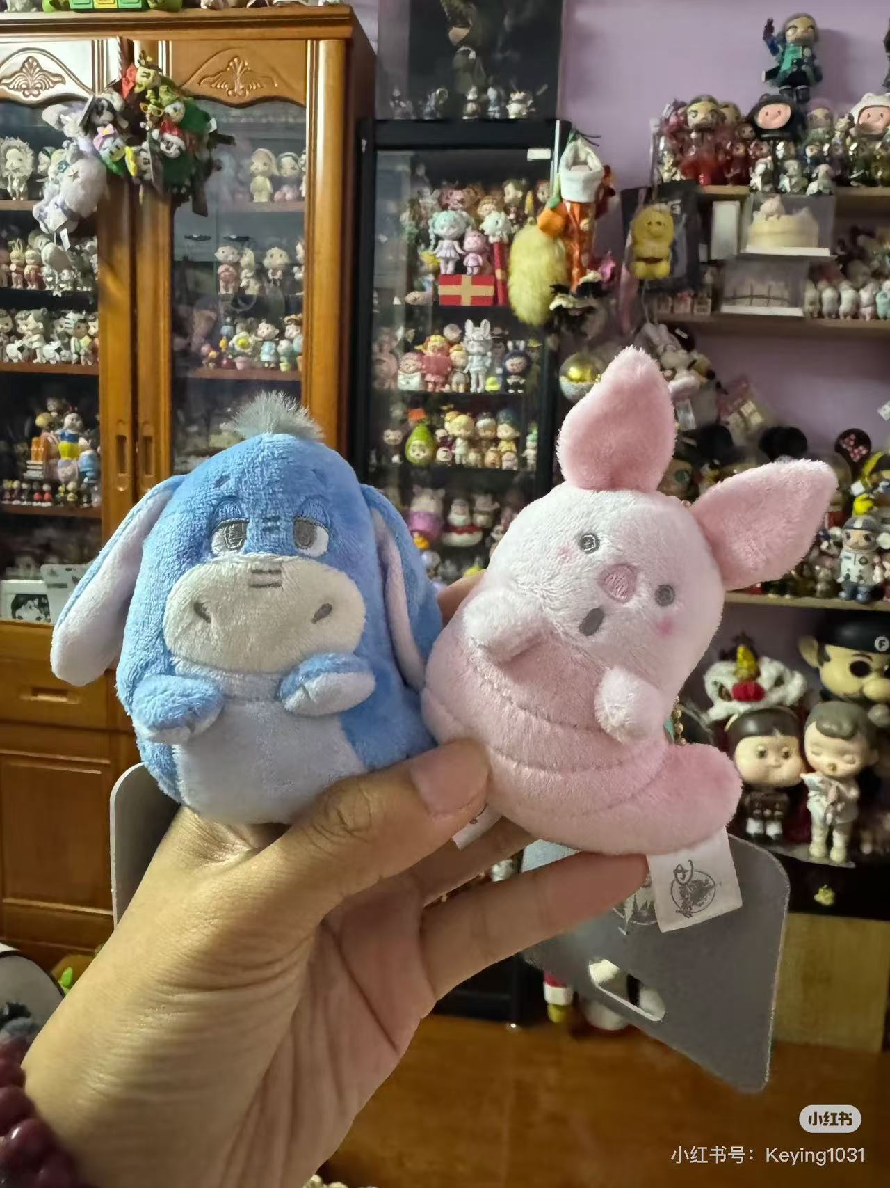 Disney迪士尼｜Fluffy Plush Keychain/ Halloween Ghost万圣节幽灵扁扁毛绒挂件/包挂｜ 约10.5 × 7 × 5cm