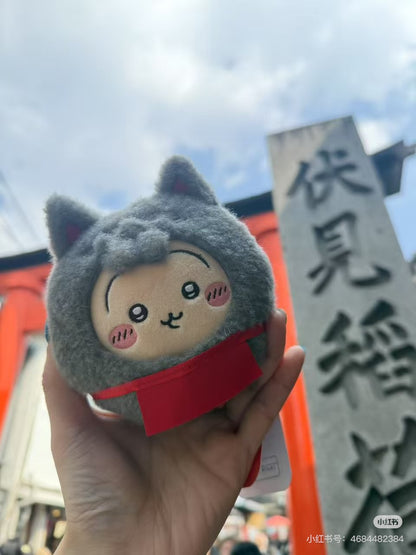 Chiikawa｜Fushimi store exclusive Inari Daruma stuffed Plush Dolls/Plush Toy｜H125 x W115 approx. x D130 mm